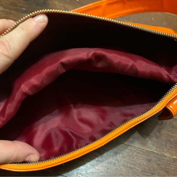 MATT & NAT Patent Vegan Leather Unfolding Shoulder Bag - Picture 14 of 15